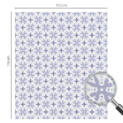 Vinil para vidro privacidade padrão vitral Padrões roxos