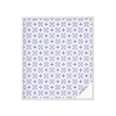 Vinil para vidro privacidade padrão vitral Padrões roxos