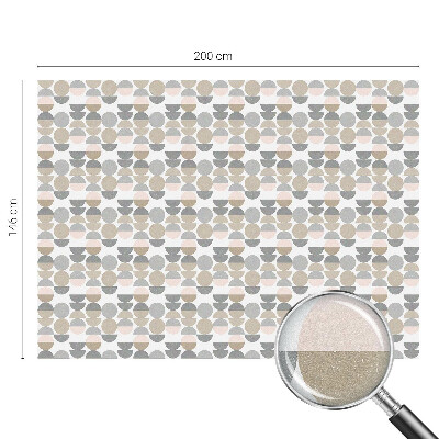 Vinil para vidro privacidade padrão vitral Padrões geométricos