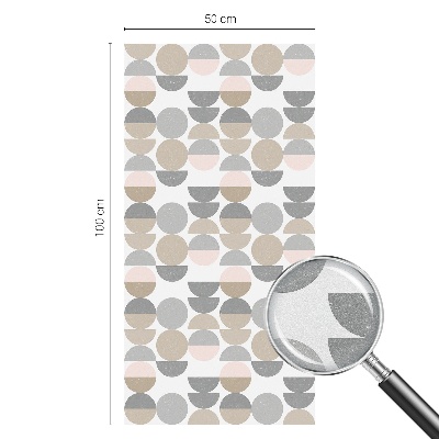 Vinil para vidro privacidade padrão vitral Padrões geométricos