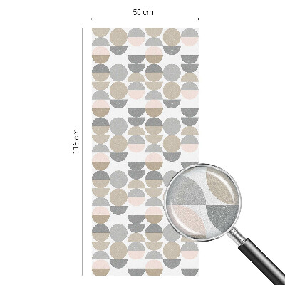 Vinil para vidro privacidade padrão vitral Padrões geométricos