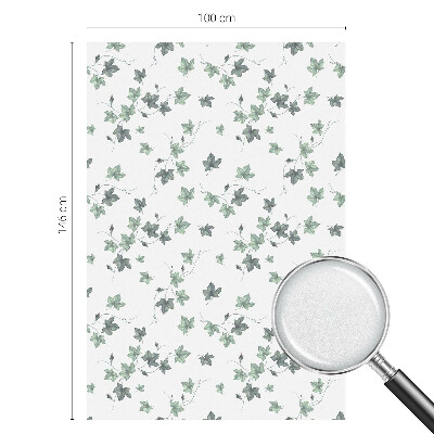 Película de privacidade para janela efeito vitral Videira verde