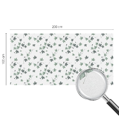Película de privacidade para janela efeito vitral Videira verde