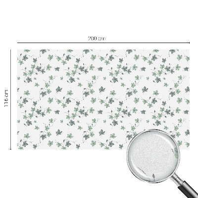 Película de privacidade para janela efeito vitral Videira verde