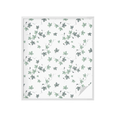 Película de privacidade para janela efeito vitral Videira verde