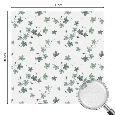 Película de privacidade para janela efeito vitral Videira verde