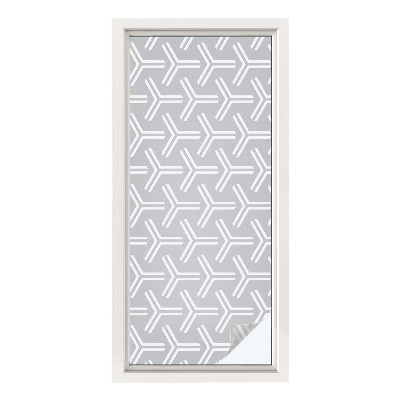 Vinil para vidro privacidade padrão vitral Linhas minimalistas