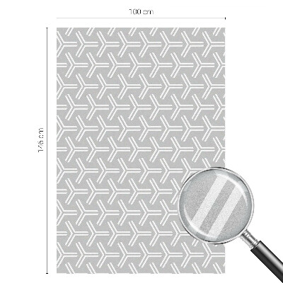 Vinil para vidro privacidade padrão vitral Linhas minimalistas