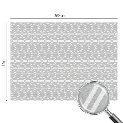 Vinil para vidro privacidade padrão vitral Linhas minimalistas