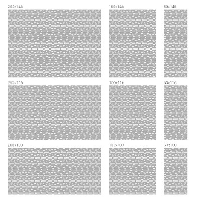 Vinil para vidro privacidade padrão vitral Linhas minimalistas