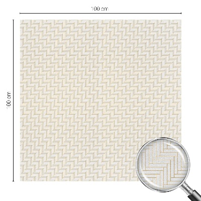 Película de vidro vitral autocolante Elegância em espinha de peixe