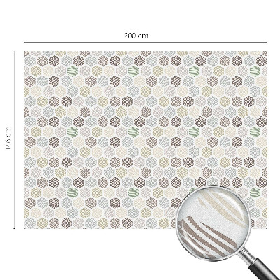 Película vidro janela privacidade Ondas geométricas