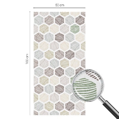 Película vidro janela privacidade Ondas geométricas