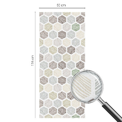 Película vidro janela privacidade Ondas geométricas