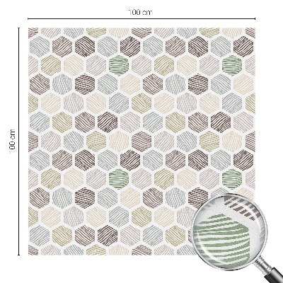 Película vidro janela privacidade Ondas geométricas