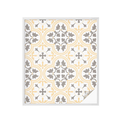 Película de vidro vitral autocolante Padrões de plantas