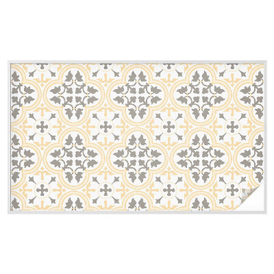 Película de vidro vitral autocolante Padrões de plantas