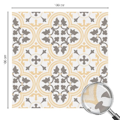 Película de vidro vitral autocolante Padrões de plantas