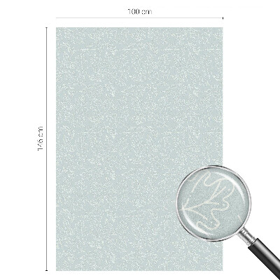 Película de vidro vitral autocolante Folhas de carvalho