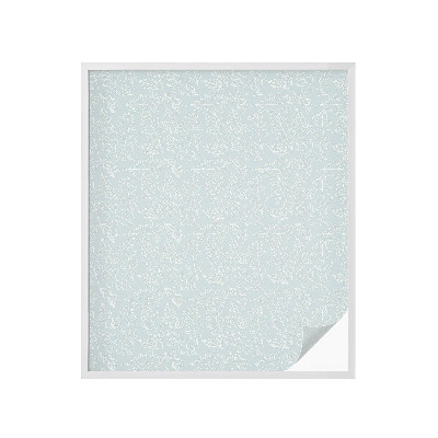 Película de vidro vitral autocolante Folhas de carvalho