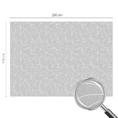 Película de privacidade para janela efeito vitral Elegância frondosa