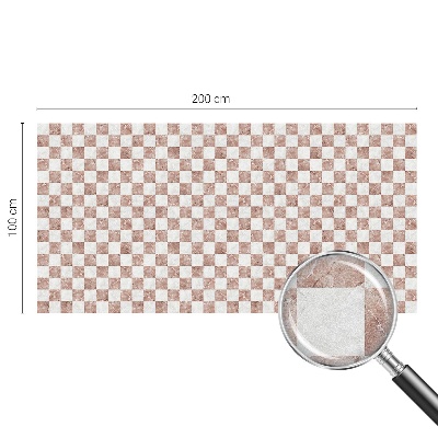 Película decorativa para janela privacidade Tabuleiro de xadrez clássico