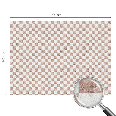 Película decorativa para janela privacidade Tabuleiro de xadrez clássico