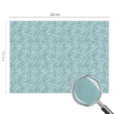 Película de privacidade para janela efeito vitral Elegância frondosa