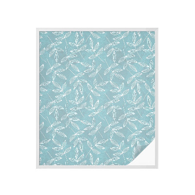 Película de privacidade para janela efeito vitral Elegância frondosa