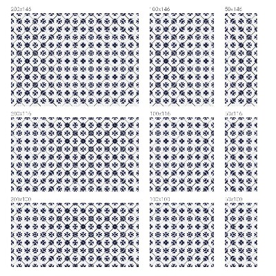 Película de vidro vitral autocolante motivo vegetal