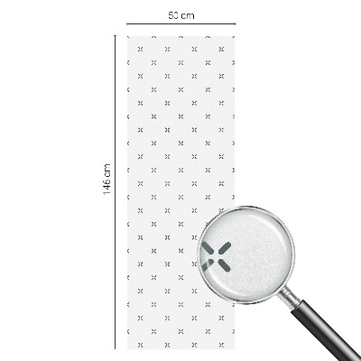 Película vidro janela privacidade cruzes geométricas