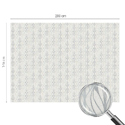 Vinil para vidro privacidade padrão vitral Padrão de folhas