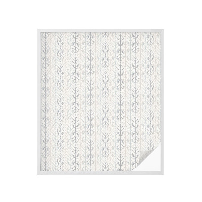 Vinil para vidro privacidade padrão vitral Padrão de folhas