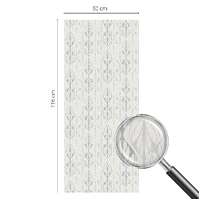 Vinil para vidro privacidade padrão vitral Padrão de folhas