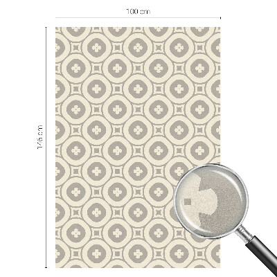 Película de privacidade para janela efeito vitral Padrões geométricos