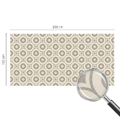 Película de privacidade para janela efeito vitral Padrões geométricos