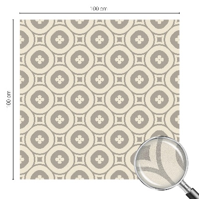 Película de privacidade para janela efeito vitral Padrões geométricos