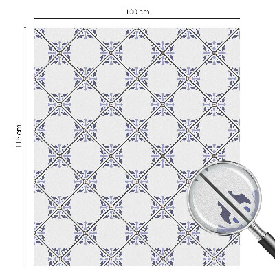 Película vidro janela privacidade Azulejos geométricos