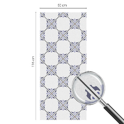 Película vidro janela privacidade Azulejos geométricos