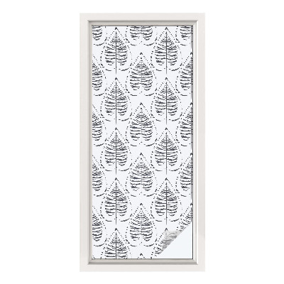 Película decorativa para janela privacidade Elegância frondosa