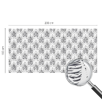 Película decorativa para janela privacidade Elegância frondosa