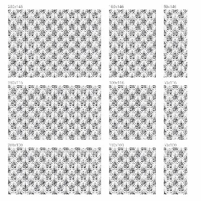 Película decorativa para janela privacidade Elegância frondosa