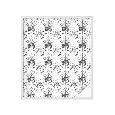 Película decorativa para janela privacidade Elegância frondosa