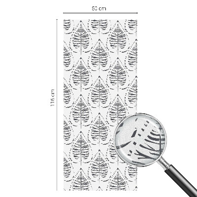 Película decorativa para janela privacidade Elegância frondosa