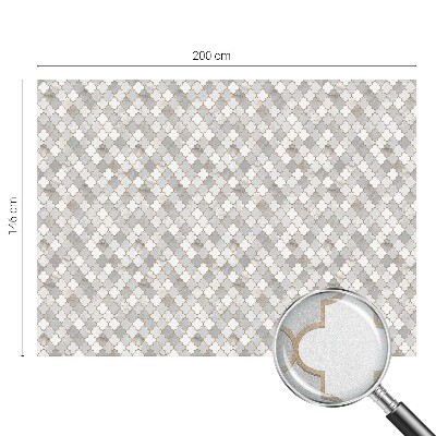 Película vidro janela privacidade Mosaico geométrico