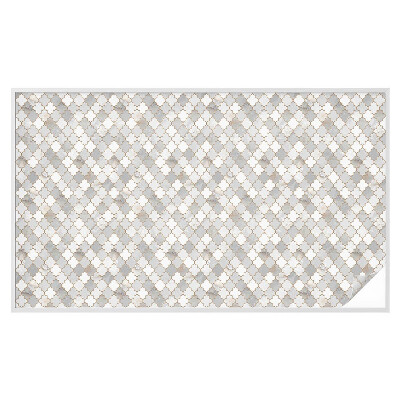 Película vidro janela privacidade Mosaico geométrico