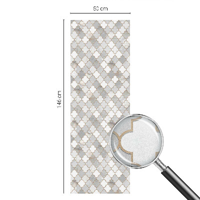 Película vidro janela privacidade Mosaico geométrico
