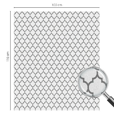 Película de privacidade para janela efeito vitral Padrão geométrico