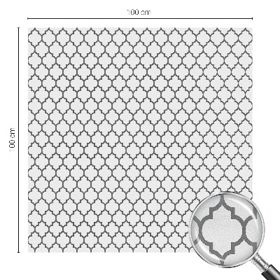 Película de privacidade para janela efeito vitral Padrão geométrico