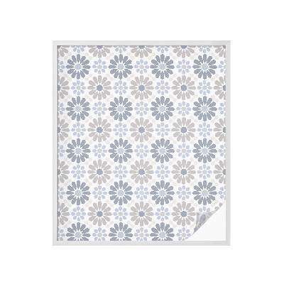 Vinil para vidro privacidade padrão vitral Mosaico floral